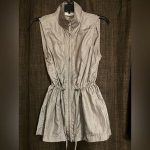 Chico's Metallic Gray Vest